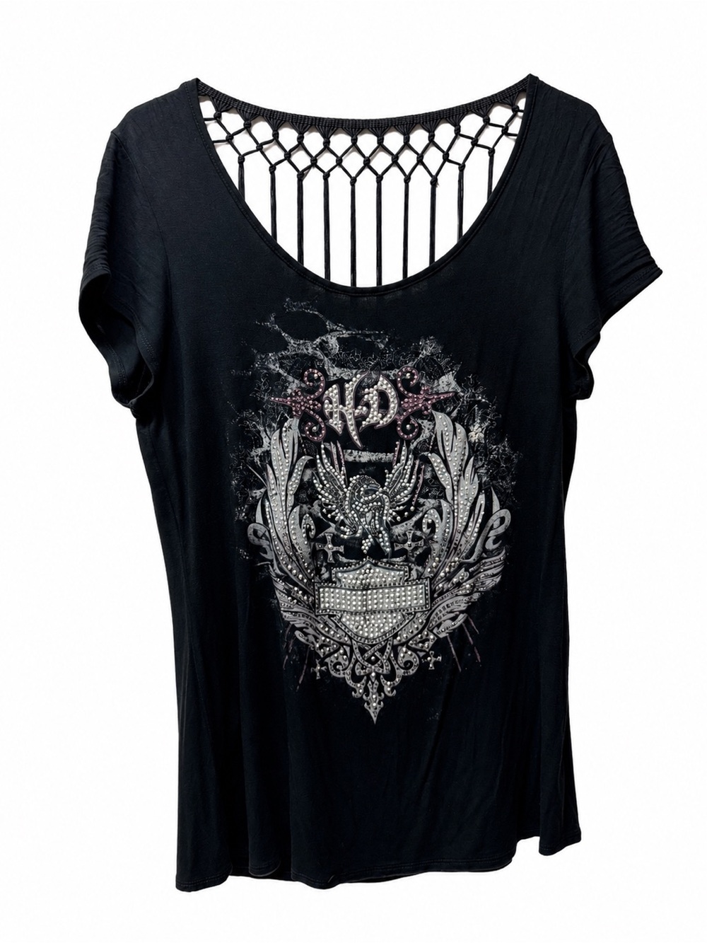Harley Davidson, scoop neck shirt